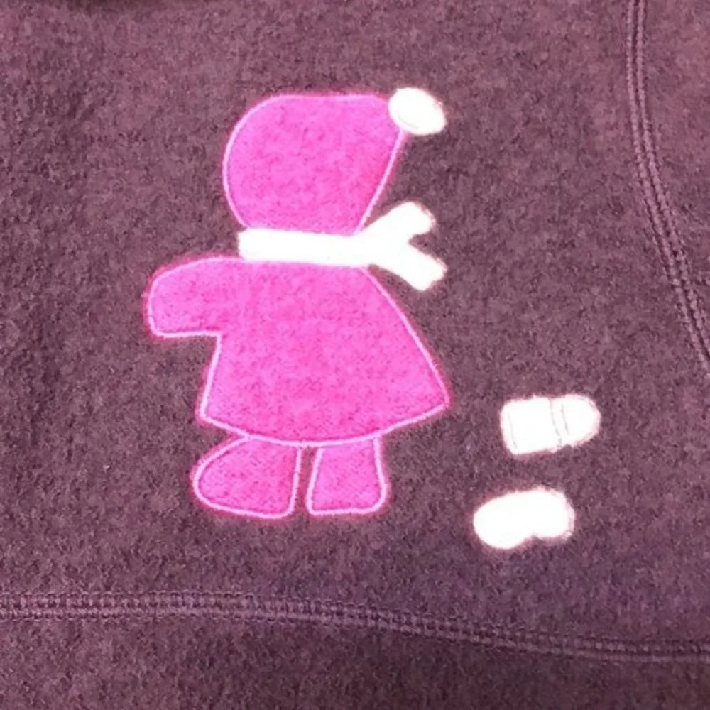 Vintage Zink Woman’s Small‎ Wool Purple Jacket Inuit Eskimo Cardigan